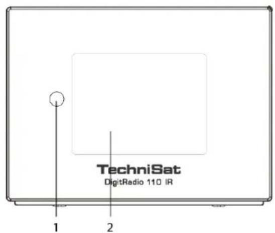 TECHNISAT DigitRadio 110 IR - Włączanie i wyłączanie jednostki - 1
