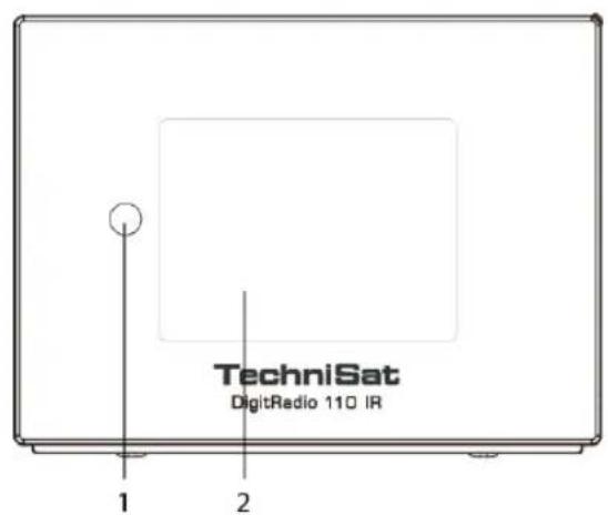 TECHNISAT DigitRadio 110 IR - Zapnutie a vypnutie pristroja - 1
