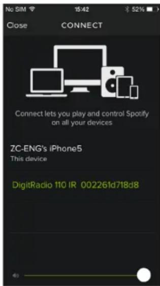 TECHNISAT DigitRadio 110 IR - Using Spotify Connect - 2