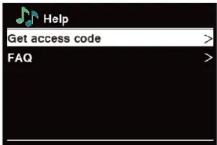 TECHNISAT DigitRadio 110 IR - Getting Access Code and FAQ Solution - 1