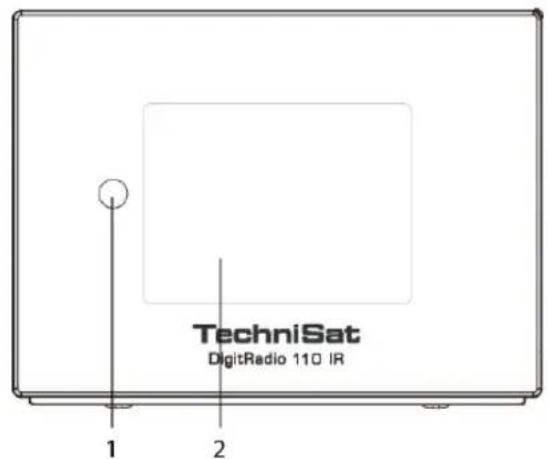 TECHNISAT DigitRadio 110 IR - Weergaven van het apparaat - 1