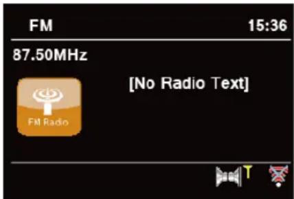 TECHNISAT DigitRadio 110 IR - Selezione della modalità FM - 1