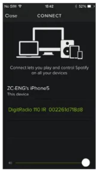 TECHNISAT DigitRadio 110 IR - Používanie Spotify Connect - 2
