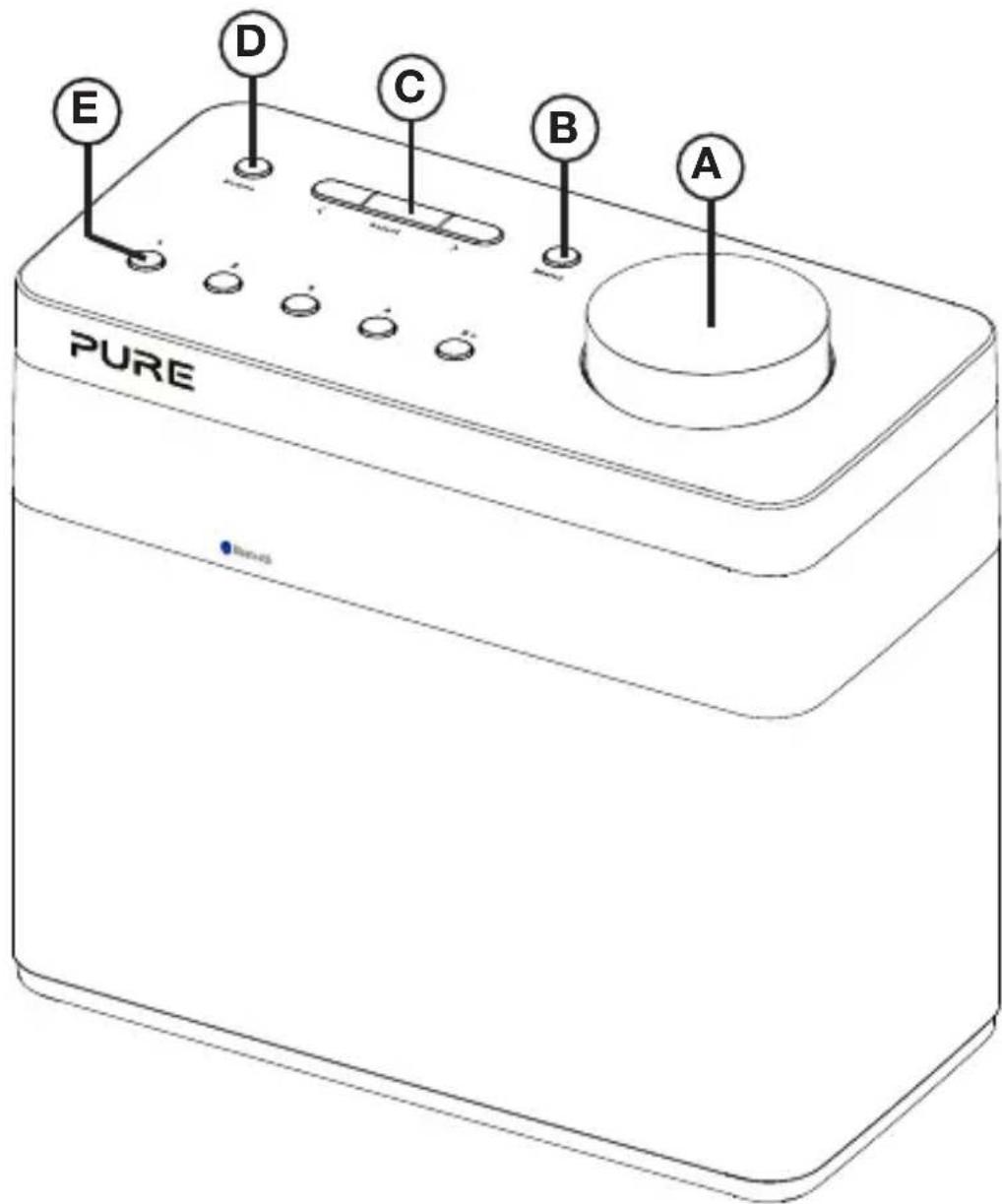 PURE Pop Maxi with Bluetooth - Panneau supérieur - 1