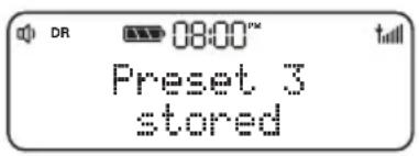 PURE Evoke D2 Bluetooth - Storing and selecting presets - 2