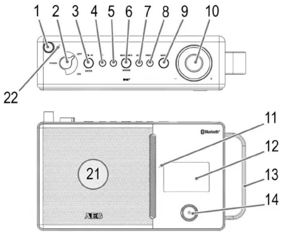 AEG DAB+ 4158 - 1