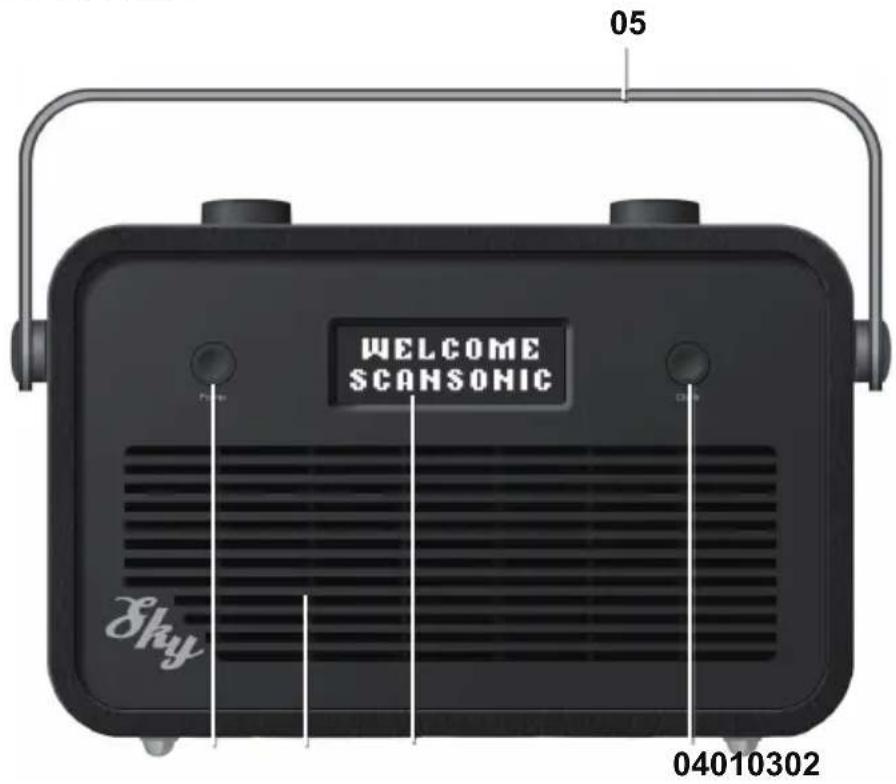 SCANSONIC SKY Radio DAB+ - Avertissement légal - 1
