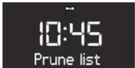 SONORO SO110 - Suppression des stations inactives – Prune list Condition préalable : - 1