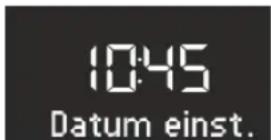 SONORO SO110 - Datum manuell einstellen - 1