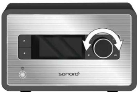SONORO SO110 - Lautstärke einstellen - 1