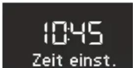 SONORO SO110 - Uhrzeit manuell einstellen - 1