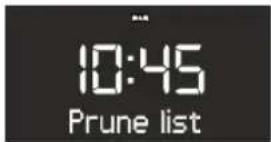 SONORO SO110 - Inaktive Sender entfernen – Prune list Voraussetzung: - 1