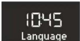 SONORO SO110 - Indstilling af displaysprog - 1