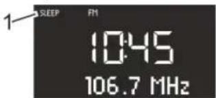 SONORO SO110 - Aktivering af Sleep Timer - 1