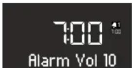 SONORO SO110 - Wecklautstärke einstellen - 1