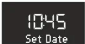 SONORO SO110 - Ajuste manual de la fecha - 1