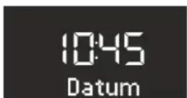 SONORO SO110 - Datum ein-/ausschalten - 1