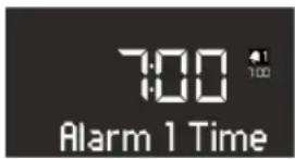 SONORO SO110 - Indstilling af vækketidspunkt - 1