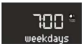 SONORO SO110 - Setting the alarm repetition - 1