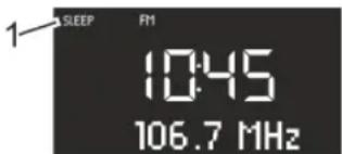 SONORO SO110 - Activation de la fonction sleep timer - 1