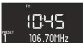 SONORO SO110 - Storing FM stations - 1