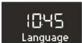 SONORO SO110 - Impostazione della lingua del display - 1