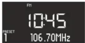 SONORO SO110 - FM-Sender speichern - 1