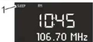 SONORO SO110 - Setting the Sleep Timer - 1