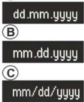 SONORO SO110 - Impostazione del formato della data - 1