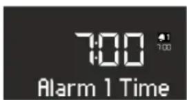 SONORO SO110 - Setting the alarm time - 1