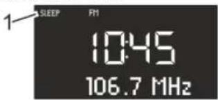 SONORO SO110 - Attivazione dello sleep timer - 1