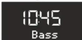 SONORO SO110 - Adjusting the bass and treble - 1