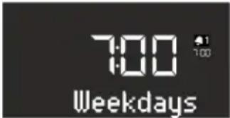 SONORO SO210 - Setting the alarm repeat frequency - 1