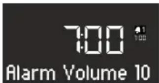 SONORO SO210 - Wecklautstärke einstellen - 1