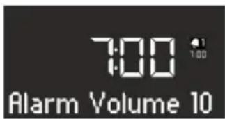 SONORO SO210 - Wekvolume instellen - 1