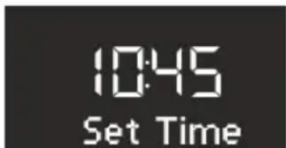SONORO SO210 - Manuel indstilling af klokkeslættet - 1