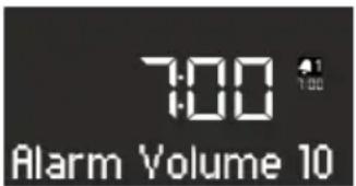 SONORO SO210 - Setting the alarm volume - 1