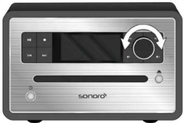 SONORO SO210 - Setting the volume - 1