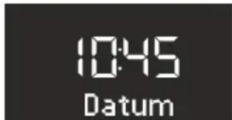 SONORO SO210 - Datum ein-/ausschalten - 1