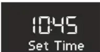 SONORO SO210 - Setting the time manually - 1