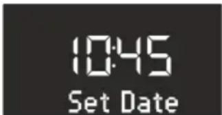 SONORO SO210 - Ajuste manual de la fecha - 1