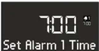 SONORO SO210 - Indstilling af vækketidspunkt - 1