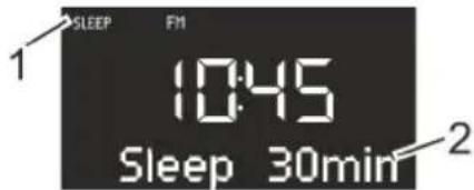 SONORO SO210 - Zeitintervall für Sleeptimer einstellen - 1