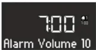 SONORO SO210 - Ajuste de volumen de despertador - 1