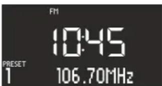 SONORO SO210 - FM-Sender speichern - 1