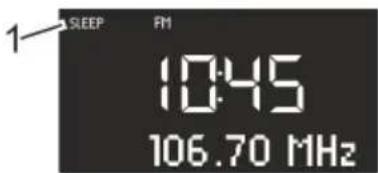 SONORO SO210 - Setting the Sleep Timer - 1