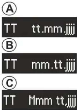 SONORO SO210 - Datumsformat einstellen - 1