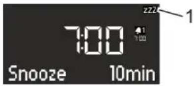SONORO SO210 - Réglage de la fonction snooze - 1