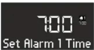 SONORO SO210 - Impostazione dell'orario della sveglia - 1