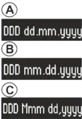SONORO SO210 - Indstilling af datoformat - 1